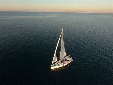 New Charter Yachts Image Gallery Aerial View Of Sailing Yacht Ga