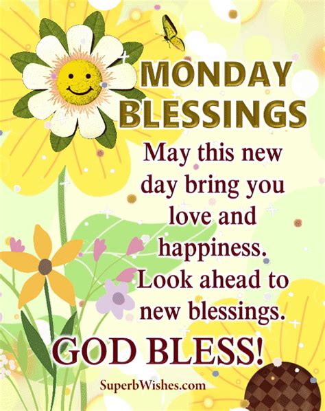 Monday Blessings 2024 GIFs Smile On Your Face SuperbWishes Com