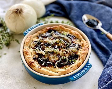Great served with a warm biscuit with a little jelly. Great Northern Bean Sweet Onion Tart | Summer Recipe | Randall Beans