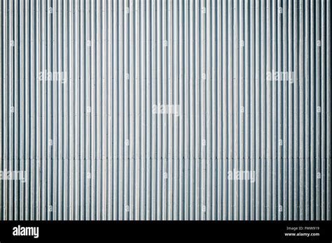 Vintage Toned Corrugated Metal Roof Picture Taken From Above