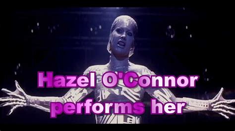 Hazel O Connor Greatest Hits Including Breaking Glass Live Youtube