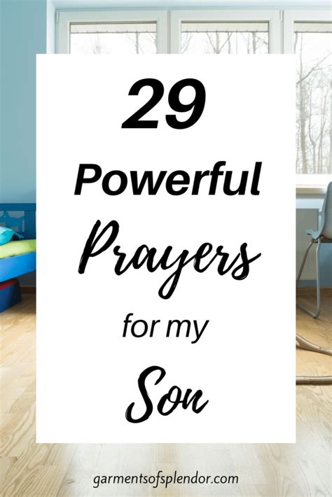 29 Powerful Prayers For My Son With Free Printable