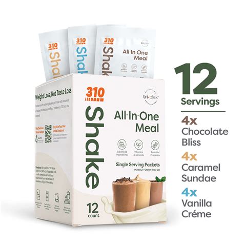 Organic Shake Variety Box Meal Replacement Shakes 310 Nutrition