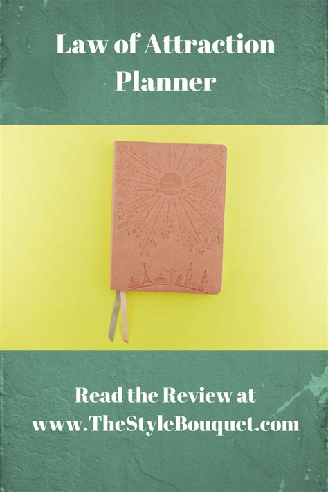 I have been using this planner for the last year and it has. Law of Attraction Planner + Motivation Bonus - The Style ...