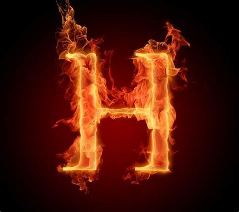 A letter of fire 2005! Download Letter H In Fire Hd wallpapers to your cell phone ...