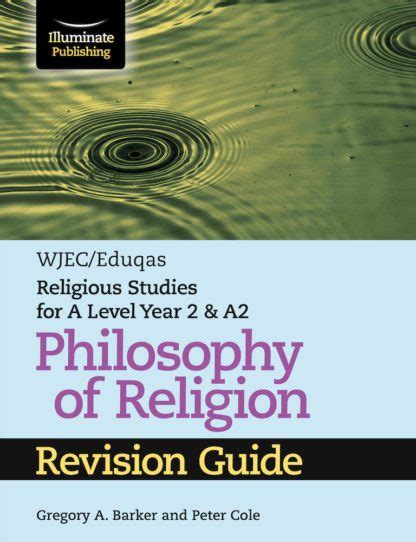 Wjeceduqas Religious Studies For A Level Year 1 And As Philosophy Of
