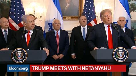 Watch Trump Formally Recognizes Israels Control Over Golan Heights
