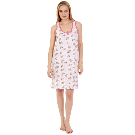 Lati Fashion 908 Womens Nightgown Sleepwear Pajamas Woman Sleeveless Sleep Dress Nightshirt
