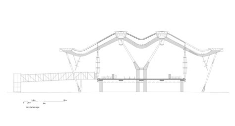 Deck Section T4 Madrid Barajas Airport By Rogers Stirk Harbour