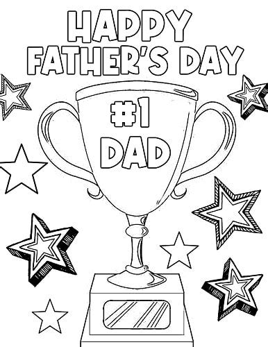 1 Dad Coloring Pages