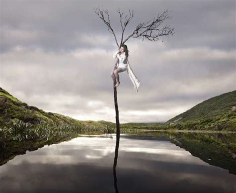 Surreal Tree Clinging Portraits Jeremy Blincoe Australian Photos
