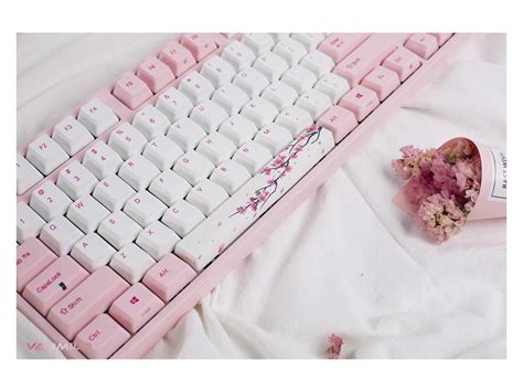 Varmilo Va108m Sakura Full Size Gaming Mechanical Keyboard Cherry Mx