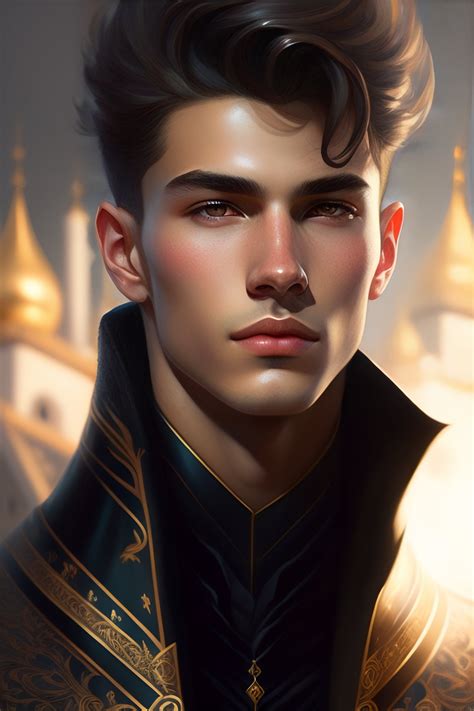 Lexica Portrait Of Years Old Russian Argentine Male Dark Fantasy Intricate Elegant