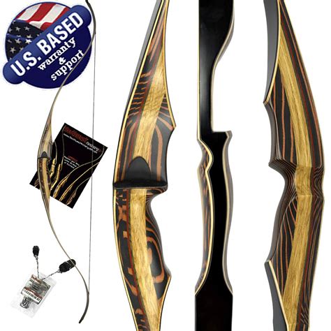 Buy Tigershark One Piece Recurve Bow 60” Recurve Hunting Bow Right