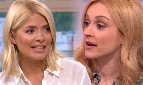 itv this morning holly willoughby reveals pact fearne broke over celebrity juice exit tv