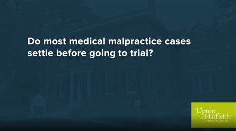 Video Nh Medical Malpractice Settlements Vs Going To Trial