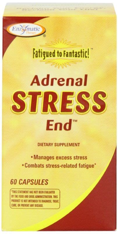 enzymatic therapy fatigued to fantastic adrenal stress end 60 capsules