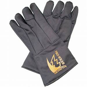 Salisbury Afg40 Arc Flash Gloves Nomex Material Gray Color One Size 1