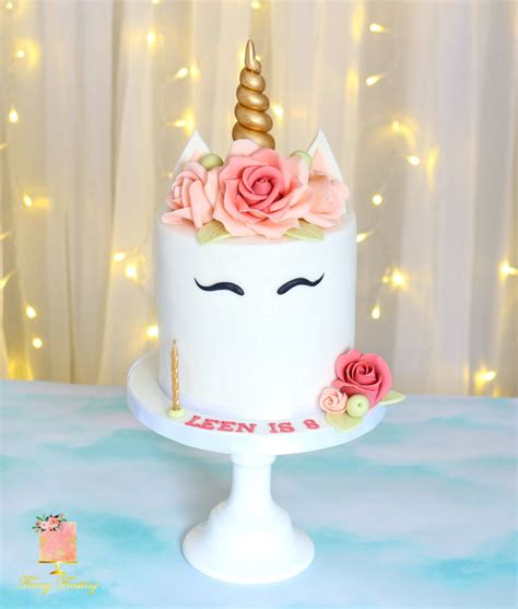 Unicorn ears, unicorn eyes, little rose flower between two butterflies and person's name in the front are all from chocolate of highest quality. Unicorn Cake #unicorn #cake #birthday #rose #cute #elegant ...