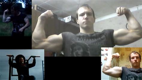 Posing And Training Biceps Flexing Youtube