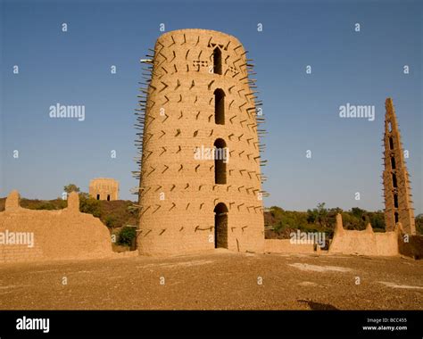 Burkina Faso Sahel Town Of Bani Sudanese Style Mosquesminarets