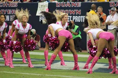 sports babes houston texans cheerleaders with hot pink boots