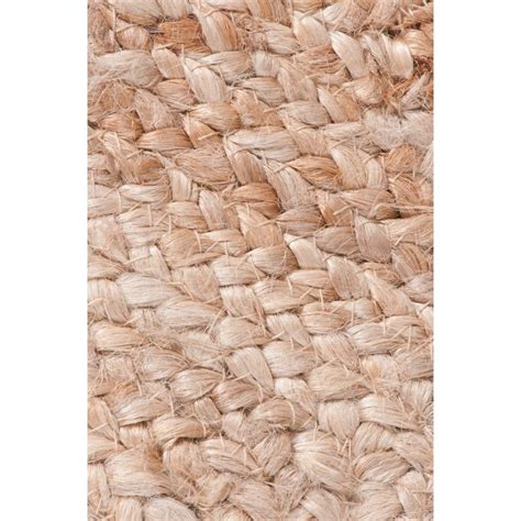 Hand Braided Jute Rug Natural Collection Select