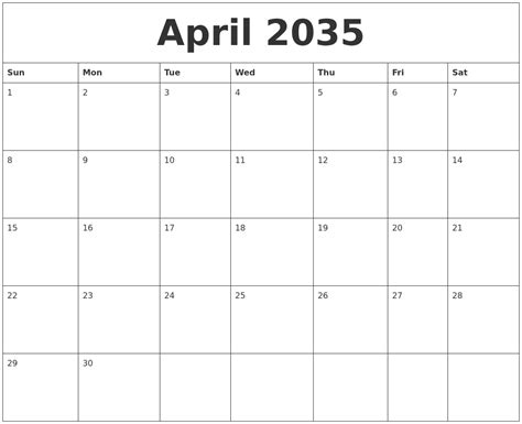 December 2034 Printable Calendar Template