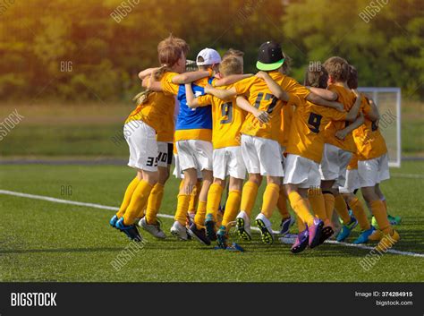 Group Young Soccer Image And Photo Free Trial Bigstock