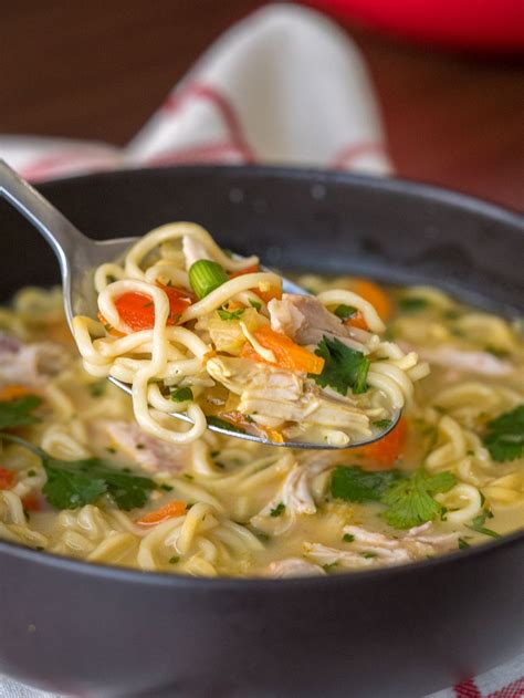 Asian Chicken Noodle Soup Recipe Asian Chicken Noodle Soup Chicken