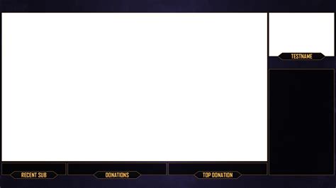 Twitch Stream Overlay Purple Gold Download By Chromaia On Deviantart