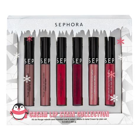 Cream Lip Stain Collection Coffret Rouges à Lèvres Sans Transfert De Sephora Collection ≡ Sephora