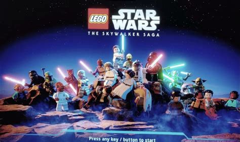 A subreddit for the upcoming lego star wars: Title screen for LEGO Star Wars: The Skywalker Saga : StarWars