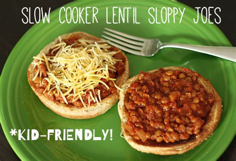Kids In The Kitchen Slow Cooker Lentil Sloppy Joes Make And Takes