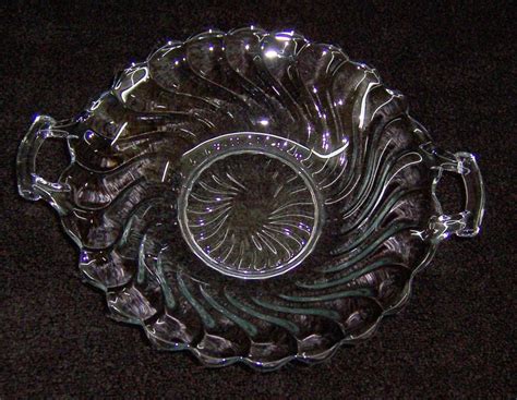 Fostoria Colony Clear Duel Handled Glass Bowl