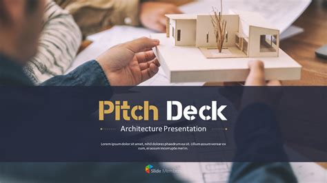 Architecture Pitch Deck Cover Ppt Decksingle Slides