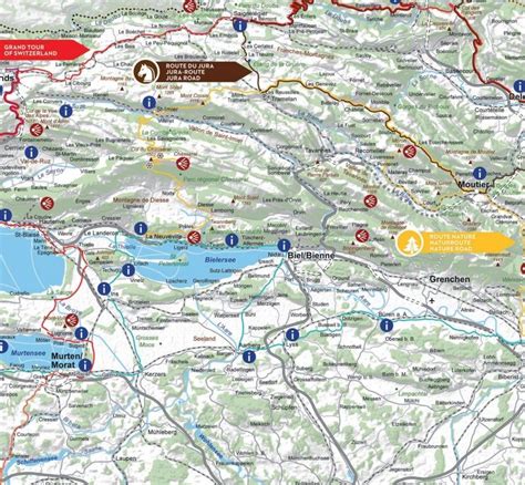 Map Of Surroundings Of Bielbienne Travel Life Surround Maps City