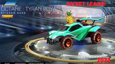 New Octane Tyran Royal Auto Boutique 14 Mai 2023 Rocket League Item