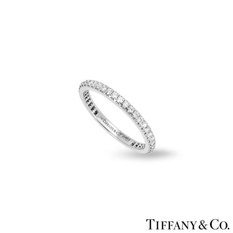 Tiffany And Co Platinum Diamond Soleste Full Eternity Ring Rich Diamonds