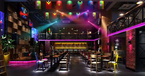 Bar Disco Stage Wine 3d Model Cgtrader