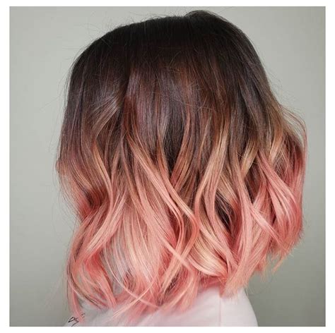 26 Must Try Short Ombre Hair Ideas For 2019 Peach Ombre Hair Give