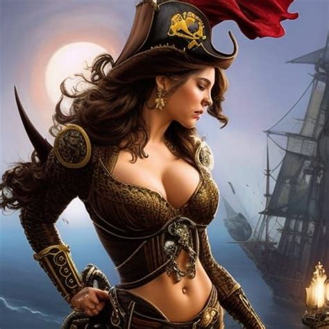 female pirate ai generated artwork nightcafe creator