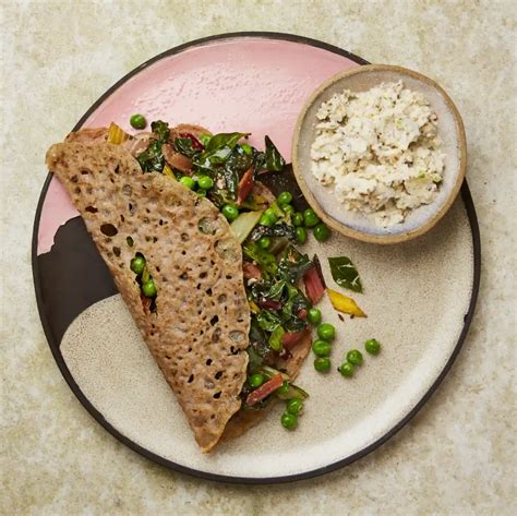 Meera Sodhas Recipe For Vegan Dosa With Coconut Chutney And Greens Food Coconut Chutney