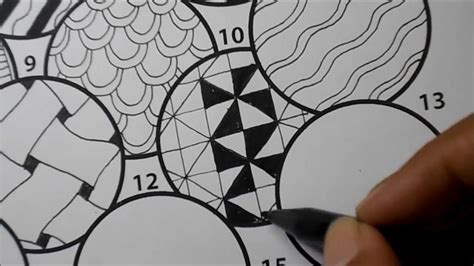 How To Draw 20 Patterns For Doodling Easy Doodle Tutorial For