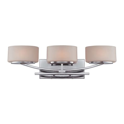 Brighter bathroom lighting makes precision tasks, like applying makeup and shaving, easier and installing a combination of bathroom light fixtures, including wall and ceiling lights, will reduce shadows cast across your face. Ashley Harbour 3-Light 7-in Polished Chrome Oval Vanity ...