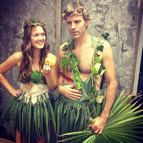 Adam And Eve Or Roar Couple Eve Costume Biblical Costumes Adam And Eve
