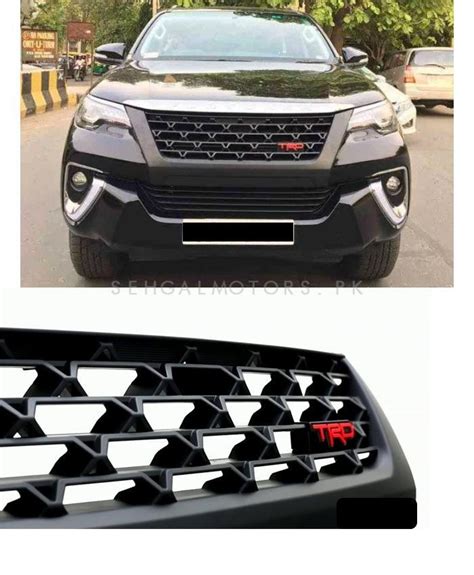 Black Stainless Steel Fortuner Front Grill Trd Type For Garage At Rs