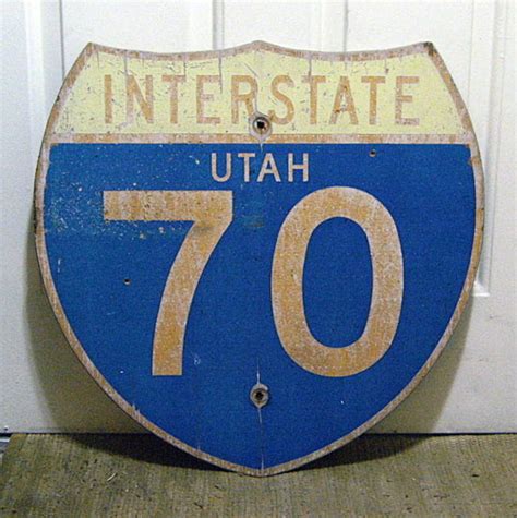 Utah Interstate 70 Aaroads Shield Gallery