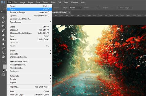 Change The Open File Workspace Adobe Photoshop Cc 20151 Skillforge
