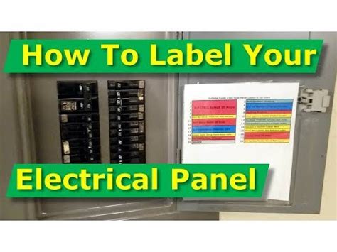 Free printable circuit breaker panel labels awesome from circuit breaker directory template, image source: electrical panel schedule template pdf - Fill Online ...
